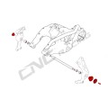 CNC Racing 'GEAR' Ergal Main Rearset Bolt Kit for the Ducati XDiavel and Diavel 1260 CNC Racing 'GEAR' Ergal Main Rearset Bolt Kit for the Ducati XDiavel and Diavel 1260